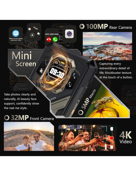 CUBOT KingKong X Teléfono Resistente 5G 32GB RAM 512GB ROM