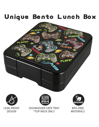 Juego de Caja de Almuerzo Bento Howeemo con Termo 300ml