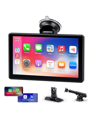 Pantalla CarPlay CARMOT 9" (22,86 cm) Táctil Inalámbrica