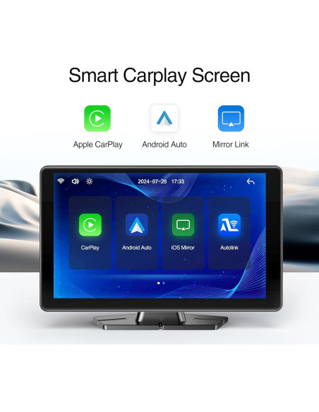 Pantalla CarPlay CARMOT 9" (22,86 cm) Táctil Inalámbrica
