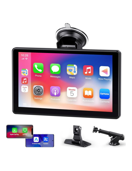 Pantalla CarPlay CARMOT 9" (22,86 cm) Táctil Inalámbrica