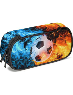 Estuche de Lápices Multifuncional Okentiso Fútbol 22.1x10.9cm 2