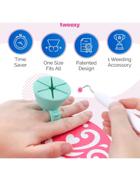 Anillo Recolector de Restos de Vinilo Tweexy Fucsia