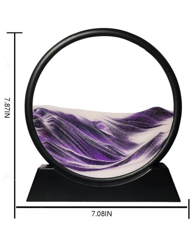 Arte de Arena en Movimiento Muyan 7 cm Color Púrpura