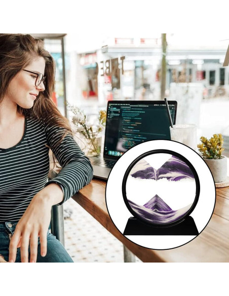 Arte de Arena en Movimiento Muyan 7 cm Color Púrpura Arte de Arena en Movimiento Muyan 7 cm Color Púrpura