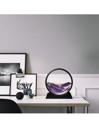 Arte de Arena en Movimiento Muyan 7 cm Color Púrpura