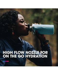 Botella de Agua Plegable HydraPak FLUX 1L - Ligera y Durable 2