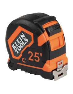 Cinta Métrica Klein Tools 7.6m con Gancho Doble y Nylon