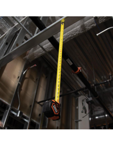 Cinta Métrica Klein Tools 7.6m con Gancho Doble y Nylon