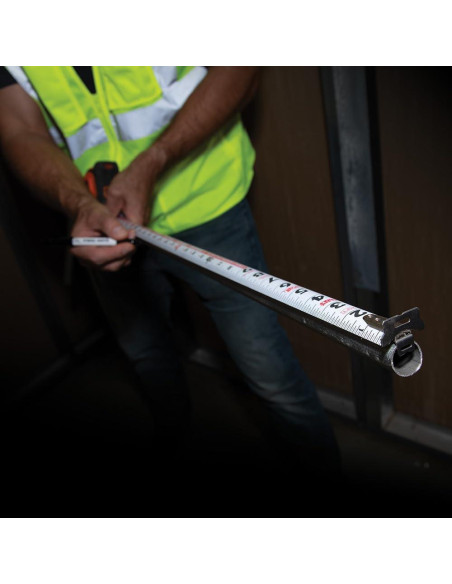 Cinta Métrica Klein Tools 7.6m con Gancho Doble y Nylon