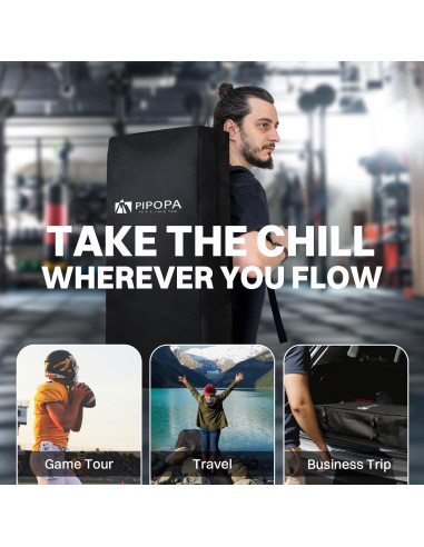 Bañera Inflable PIPOPA para Hielo 150 Galones Portátil