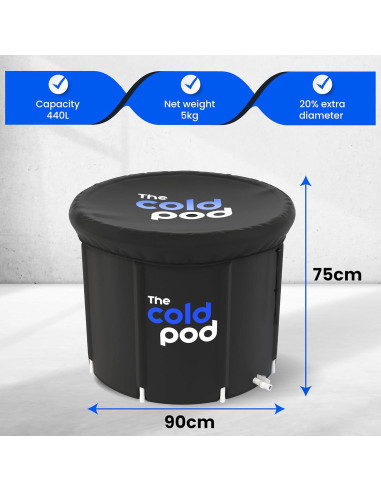 Bañera de Hielo La Bañera de Hielo 440 Litros + Moldes