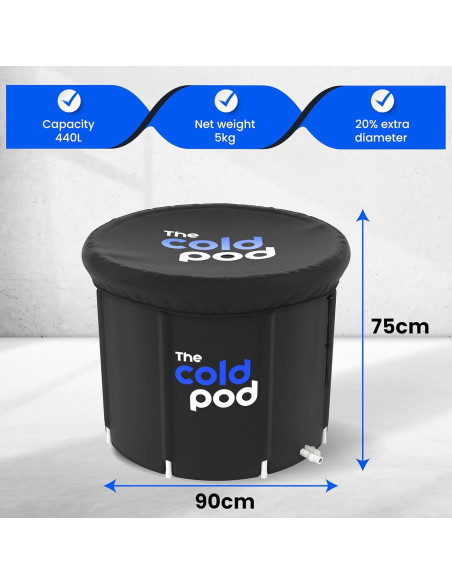 Bañera de Hielo La Bañera de Hielo 440 Litros + Moldes