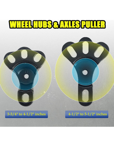 Juego de Extractores de Rueda Socpuro 2 Piezas Universal