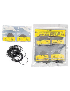 Anillo de sellado para reloj plplaaoo 950PCS 0.6mm goma