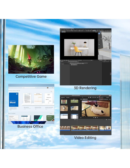 Mini PC ACEMAGIC F1A i9-12900H 32GB RAM 1TB SSD 4K