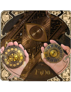 Spinner Antiestrés Insgen Metal Constelación Dorada 7.6cm 2