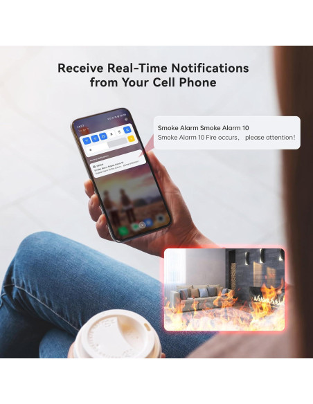Detector de Humo y CO Siterlink Inteligente 2.4G WiFi Detector de Humo y CO Siterlink Inteligente 2.4G WiFi