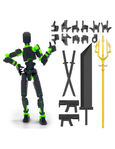 Figura de Acción T13 Qoopower Robot Articulado con Armas