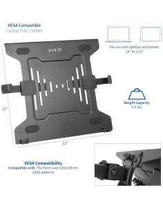 Soporte Universal para Laptop VIVO STAND-LAP3 10-15.6" 2