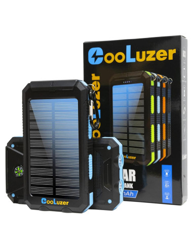 Banco de Energía Solar 36800mAh Coolstar Carga Rápida IP67