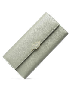 Cartera Trifold de Cuero Genuino Repterbo con Bloqueo RFID