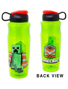 Botella de Agua Reutilizable Minecraft 887ml para Niños 2