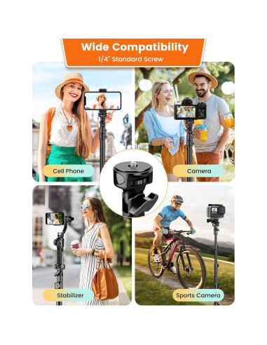 Trípode para Teléfono Victiv P18E0021 177.8 cm Ajustable