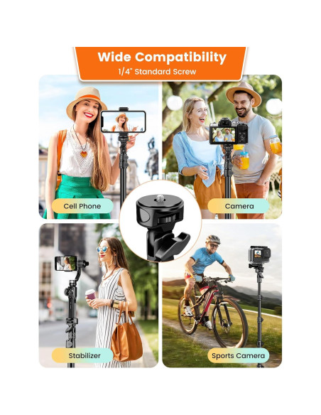 Trípode para Teléfono Victiv P18E0021 177.8 cm Ajustable