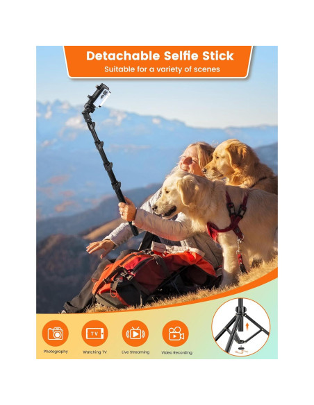 Trípode para Teléfono Victiv P18E0021 177.8 cm Ajustable