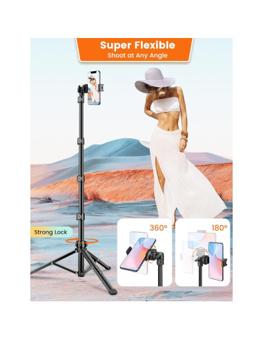 Trípode para Teléfono Victiv P18E0021 177.8 cm Ajustable