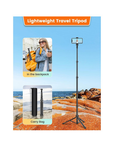 Trípode para Teléfono Victiv P18E0021 177.8 cm Ajustable