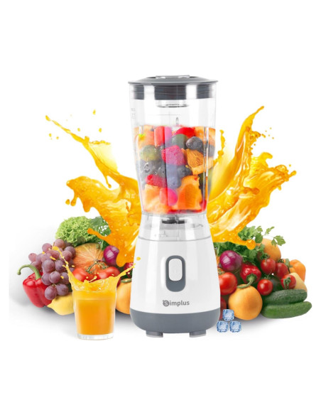 Licuadora Personal SIMPLUS 0.6L Blanca para Batidos y Smoothies Licuadora Personal SIMPLUS 0.6L Blanca para Batidos y Smoothies