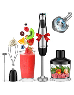 Batidora de Inmersión KOIOS 1100W 5-en-1 12 Velocidades