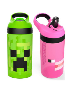 Botella de Agua Reutilizable Zak Designs Minecraft 0.47L