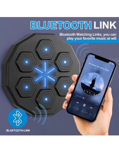 Máquina de Boxeo Musical EPHESPORT con Guantes - Entrenamiento en Casa 2