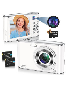 Cámara Digital HICSHON DC306 4K 48MP Dual Frontal y Trasera