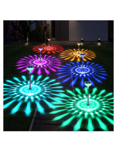 Luces de Camino Solares OkayGoo 6 Pzs Multicolor IP67