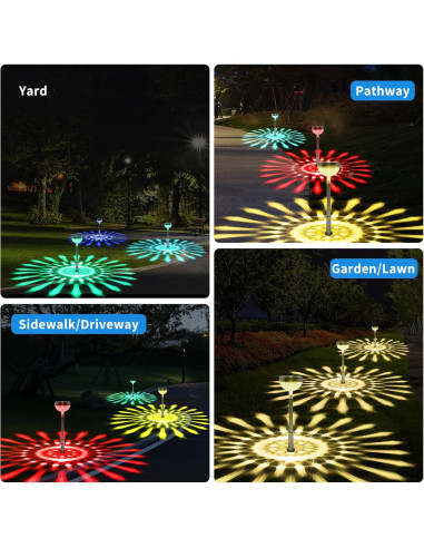 Luces de Camino Solares OkayGoo 6 Pzs Multicolor IP67