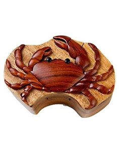 Caja de Rompecabezas de Madera Artesanías del Sur 12.1x11.4cm