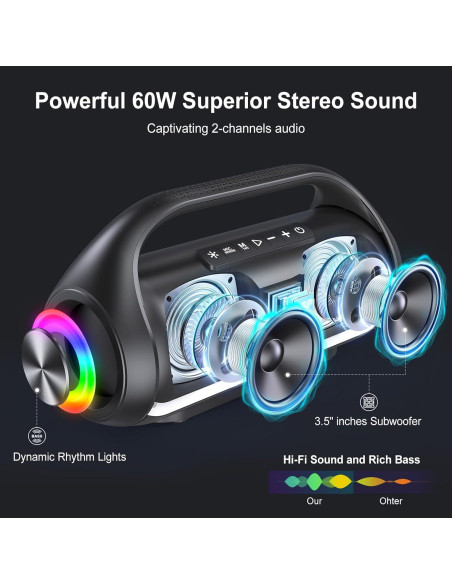 Máquina de Karaoke D20T con Altavoz Bluetooth y 2 Micrófonos