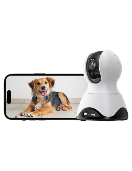 Cámara VIMTAG 2.5K 4MP WiFi 360 para Seguridad Interior
