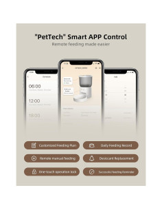 Dispensador Automático de Comida para Gatos LAMPICK 4L WiFi 2