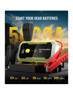 Arrancador de Coche AIPOWAY B03 5000A 26800mAh Portátil 2