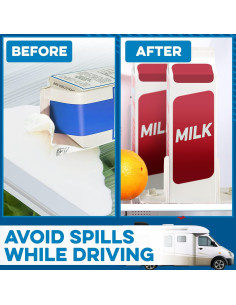 Soporte para Refrigerador IMPRESA 4 Pack Ajustable para RV 2