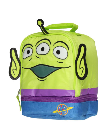 Caja de Almuerzo Aislada Toy Story Alienígena 3D Doble Compartimento