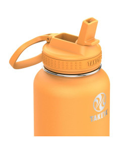 Botella de Agua Takeya Actives 0,95 L con Tapa de Popote 2
