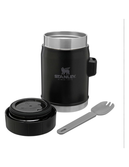 Tarro de Comida Aislado Stanley 414 ml con Espork Negro