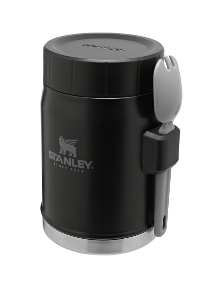Tarro de Comida Aislado Stanley 414 ml con Espork Negro