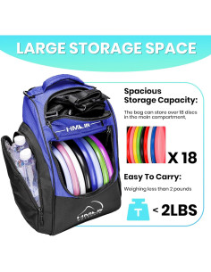 Bolsa de Disc Golf HMLIN OUTDOORS Fpb-bag-mz 20 Discos 2